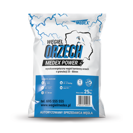 Węgiel Orzech Medex Power 25 kg